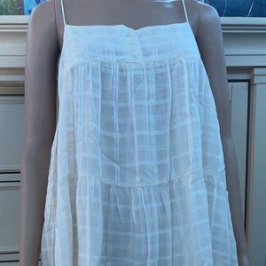 ❗️WORN ONCE❗️White Sleeveless and Backless Mini Dress